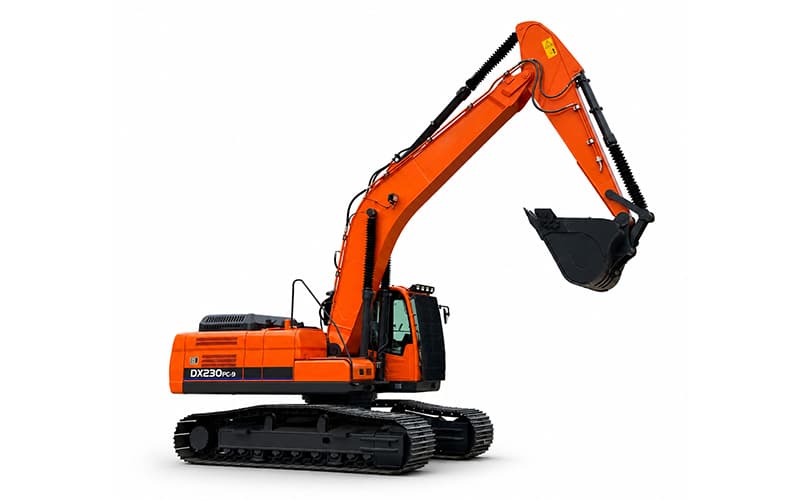 DX230PC-9 21.6-Ton Crawler Excavator: ຂໍ້ມູນຈໍາເພາະສໍາລັບວຽກງານທີ່ມີປະສິດຕິພາບສູງ